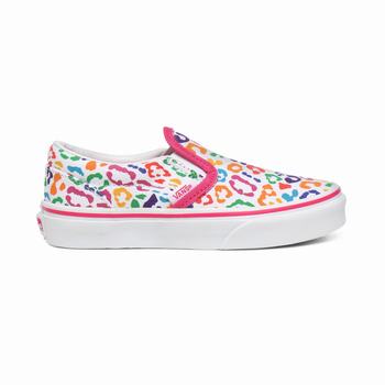 Gyerek Vans Rainbow Leopard Classic Tornacipő VA0315476 Színes Leopárd Fukszia Lila/Fehér